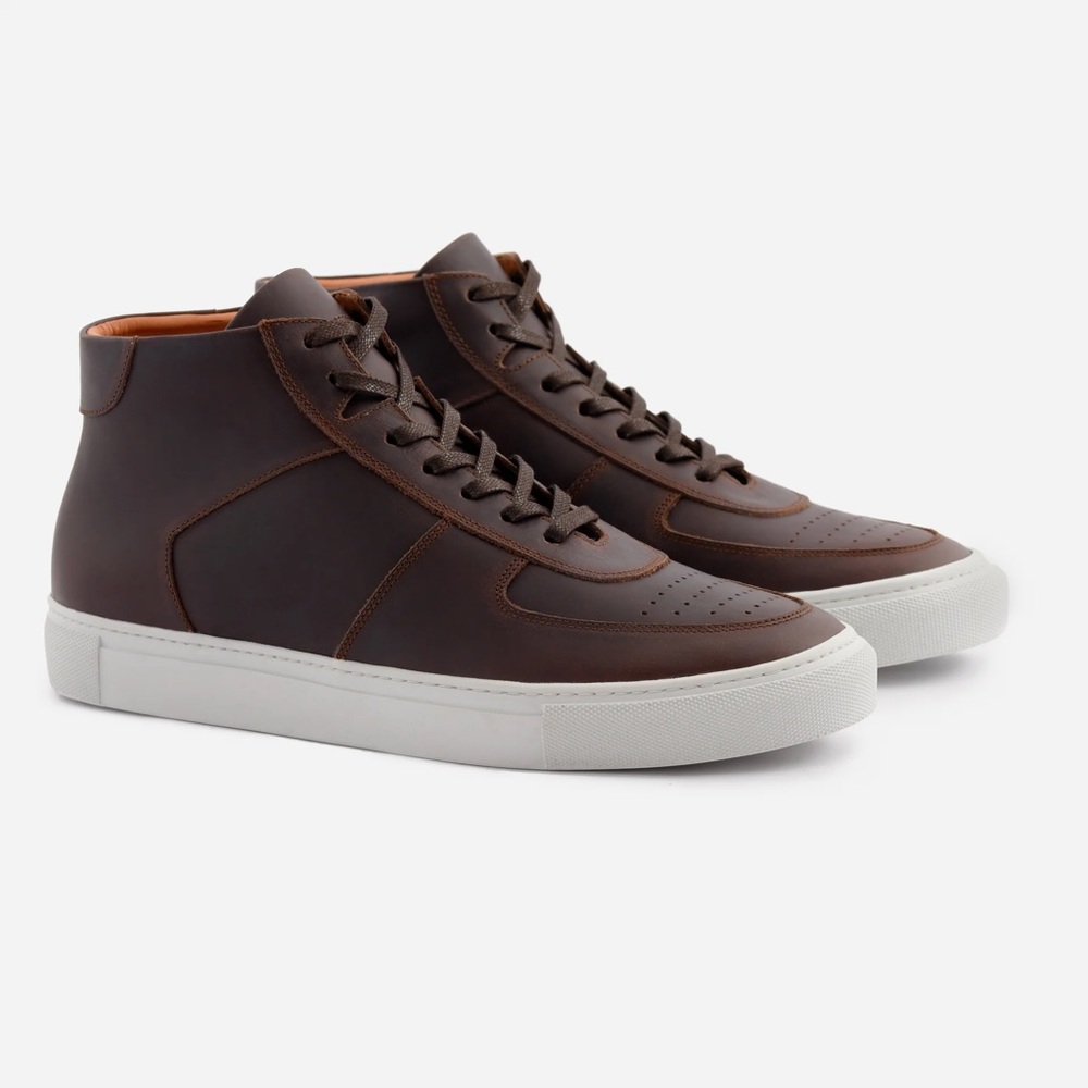 NWOT Men’s Beckett Simonon Garcia High Top 100% Leather Sneakera